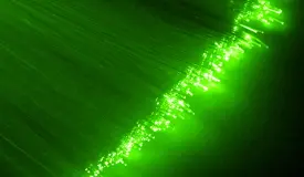 bild av gröna fibertrådar