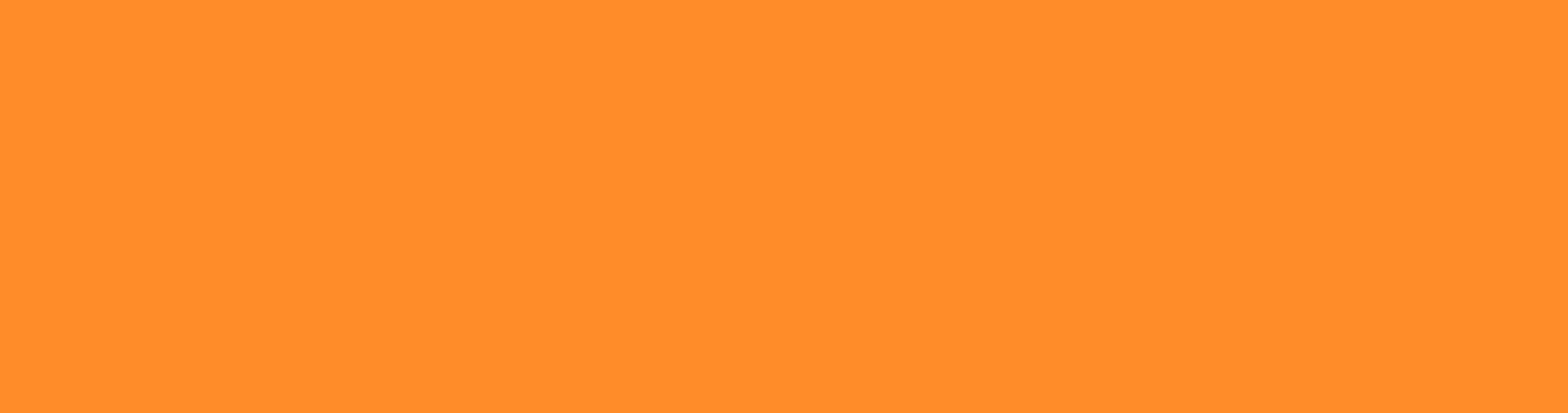 orange platta för att symbolisera en vecka fri från våld